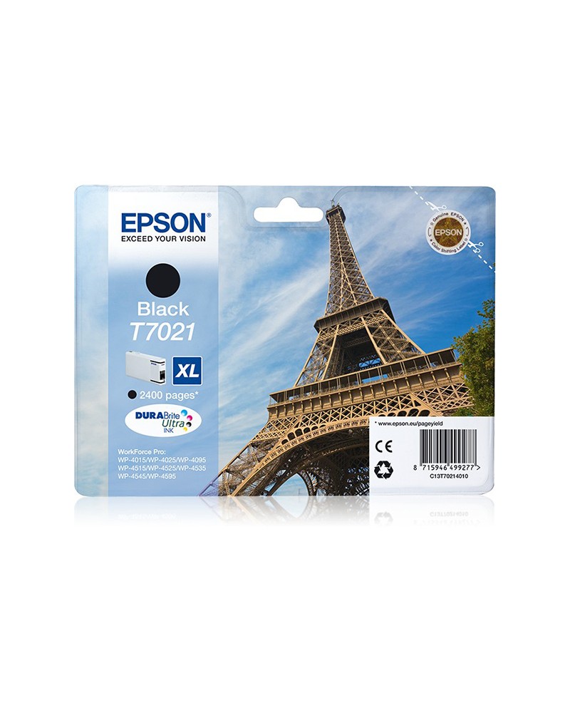 Epson Κασέτα Μελάνης T7021 Μαύρο XL by DoctorPrint