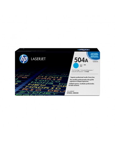 HP Κασέτα Toner 504A Κυανό by DoctorPrint