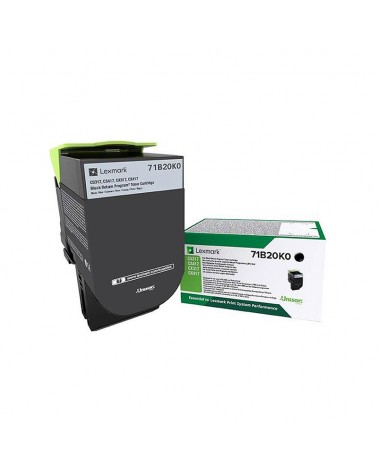 Lexmark Κασέτα Toner 71B20K0 Μαύρο by DoctorPrint