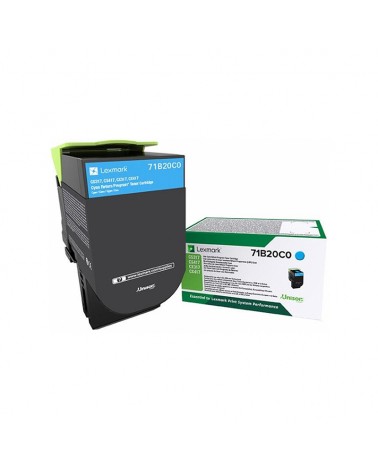 Lexmark Κασέτα Toner 71B20C0 Κυανό by DoctorPrint