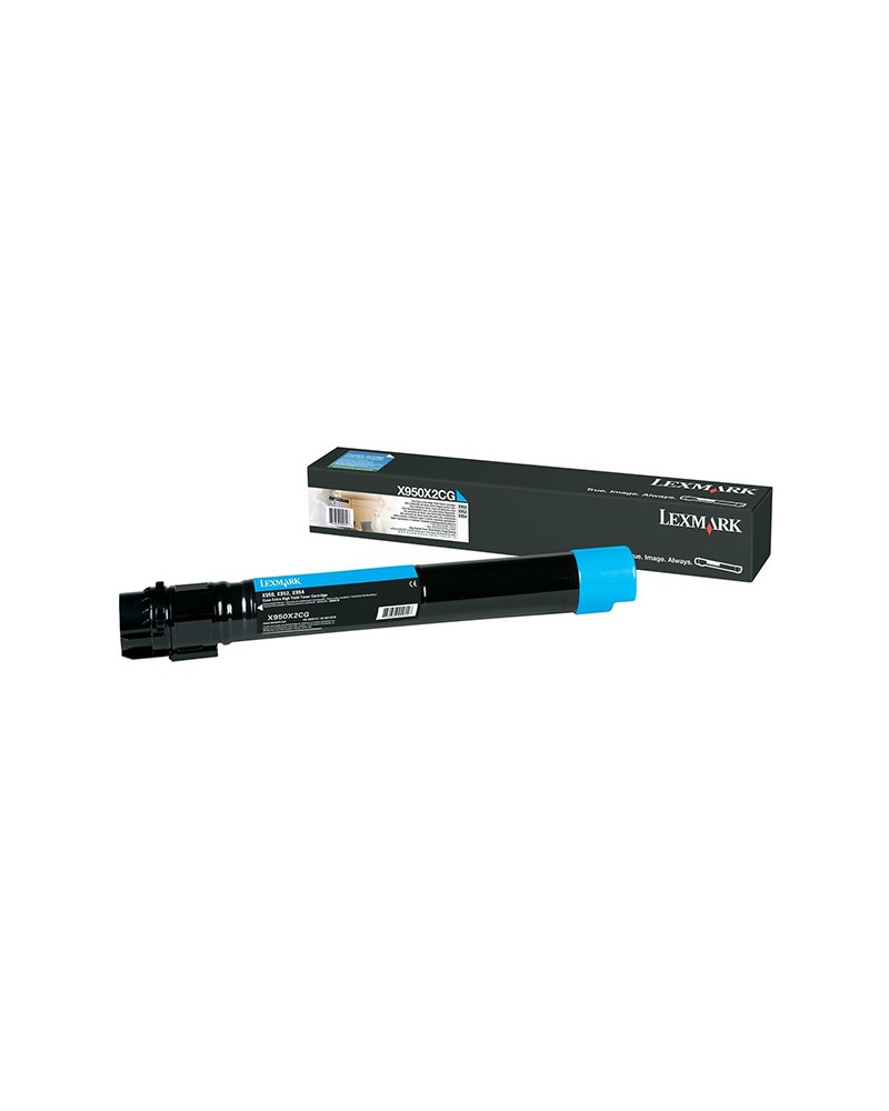 Lexmark Κασέτα Toner X950X2CG Κυανό by DoctorPrint