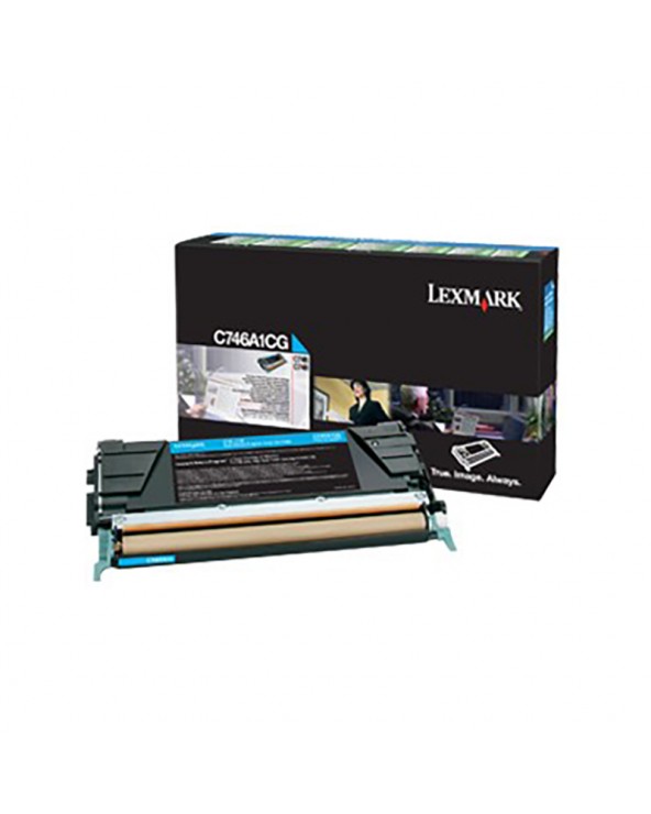 Lexmark Κασέτα Τόνερ C746A1CG Κυανό by DoctorPrint