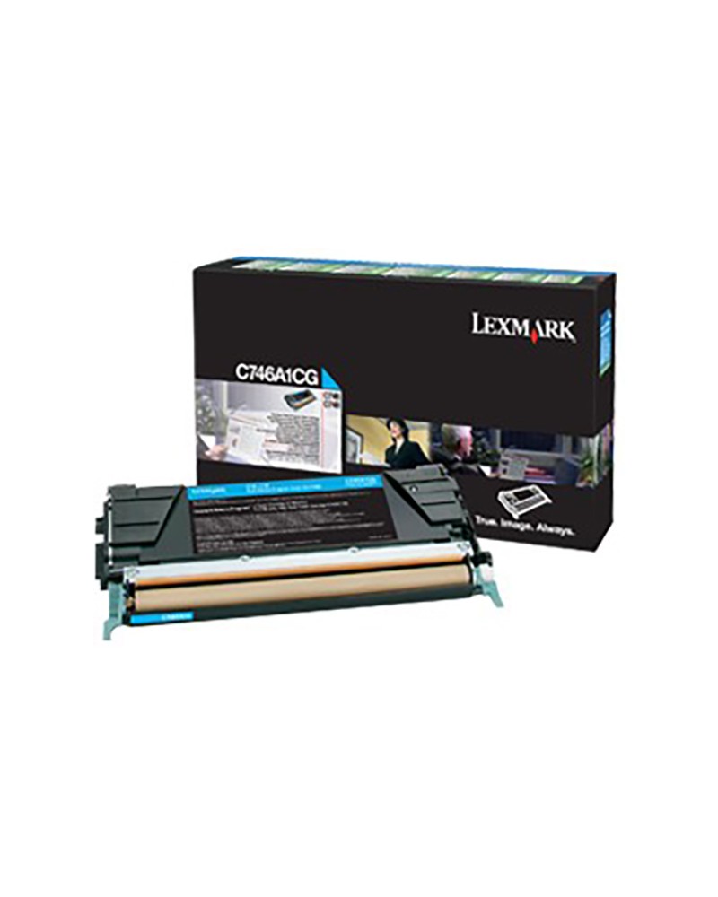 Lexmark Κασέτα Τόνερ C746A1CG Κυανό by DoctorPrint