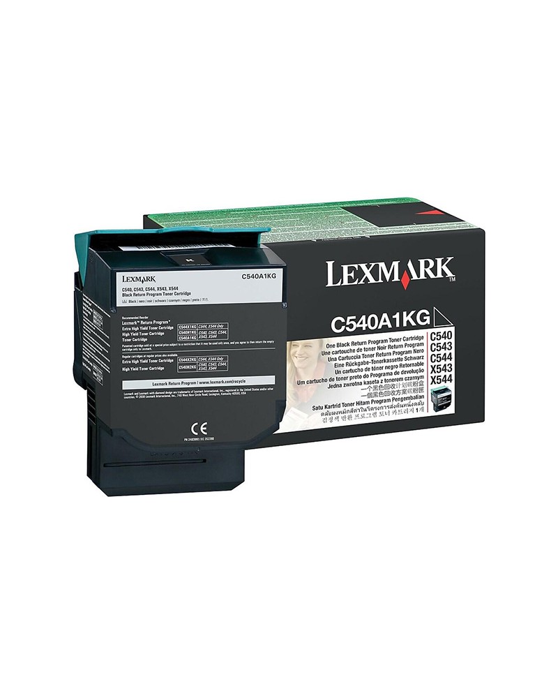 Lexmark Κασέτα Τόνερ C540A1KG Μαύρο by DoctorPrint