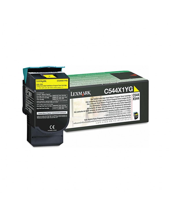 Lexmark Κασέτα Τόνερ C544X1YG Κίτρινο by DoctorPrint