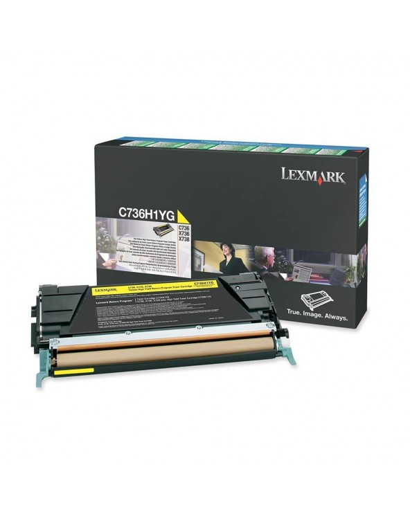 Lexmark Κασέτα Τόνερ C736H1YG Κίτρινο by DoctorPrint