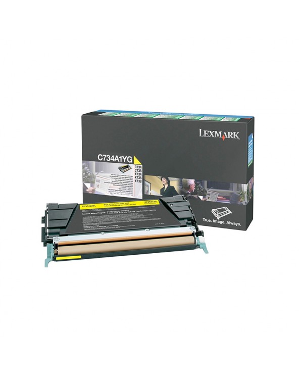 Lexmark Κασέτα Τόνερ C734A1YG Κίτρινο by DoctorPrint