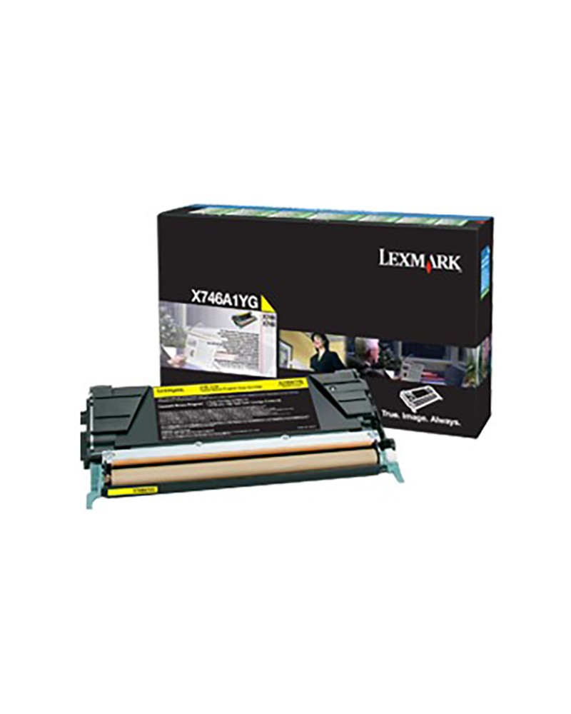 Lexmark Κασέτα Τόνερ X746A1YG Κίτρινο by DoctorPrint