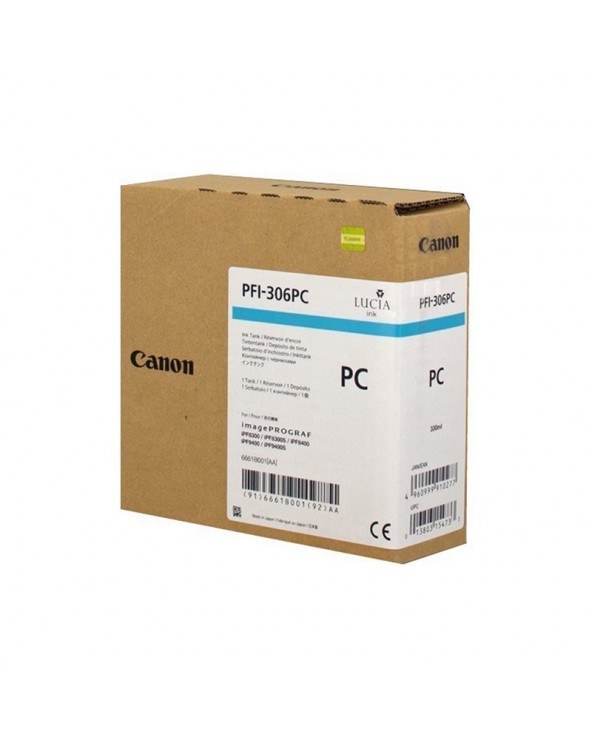 Canon Κασέτα Μελάνης PFI-306 Φωτογραφικό Μπλε by DoctorPrint