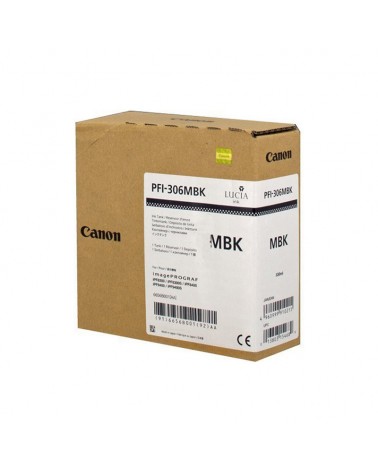 Canon Κασέτα Μελάνης PFI-306 Μαύρο Ματ by DoctorPrint