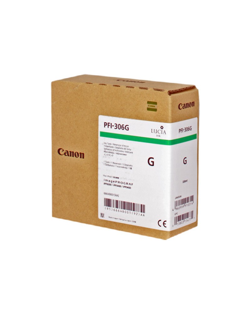 Canon Κασέτα Μελάνης Σειρά PFI-306 Πράσινο by DoctorPrint