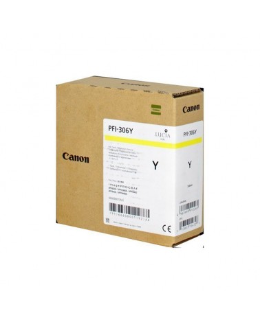 Canon Κασέτα Μελάνης Σειρά PFI-306 Κίτρινο by DoctorPrint