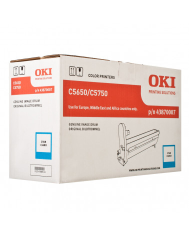 OKI C5650/5750 DRUM CYAN (43870007) (OKI-5650-CEP)