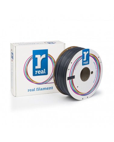 REAL ABS 3D Νήμα Εκτυπωτή Γκρι - Καρούλι 1Kg - 2.85mm