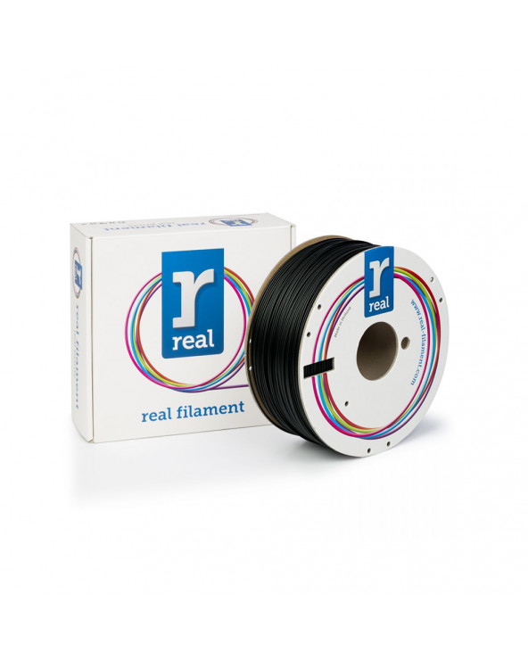 REAL PC ABS 3D Printer Filament - Black - spool of 1Kg - 1.75mm (REFPCABSBLACK1000MM175)
