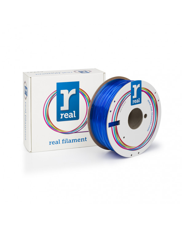 REAL PETG 3D Printer Filament - Translucent Blue - spool of 1Kg - 2.85mm (REFPETGBLUE1000MM3)