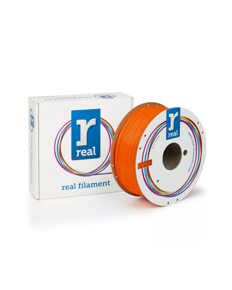 REAL PETG 3D Printer Filament - Fluorescent Orange - spool of 1Kg - 1.75mm (REFPETGFORANGE1000MM175)