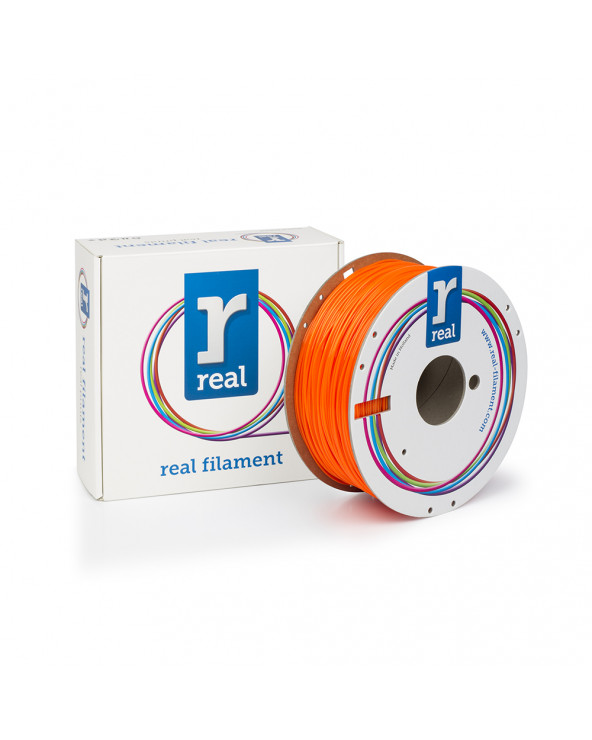 REAL PETG 3D Printer Filament - Translucent Orange - spool of 1Kg - 1.75mm (REFPETGORANGE1000MM175)
