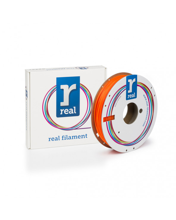 REAL PETG 3D Printer Filament - Translucent Orange - spool of 0.5Kg - 1.75mm (REFPETGORANGE500MM175)