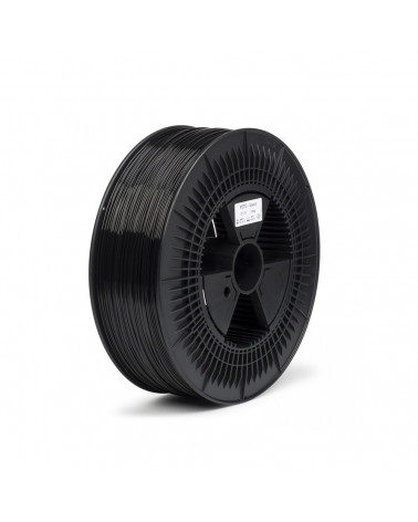 REAL PETG 3D Printer Filament - Black - Spool of 5Kg - 1.75mm (REFPETGSBLACK5000MM175)