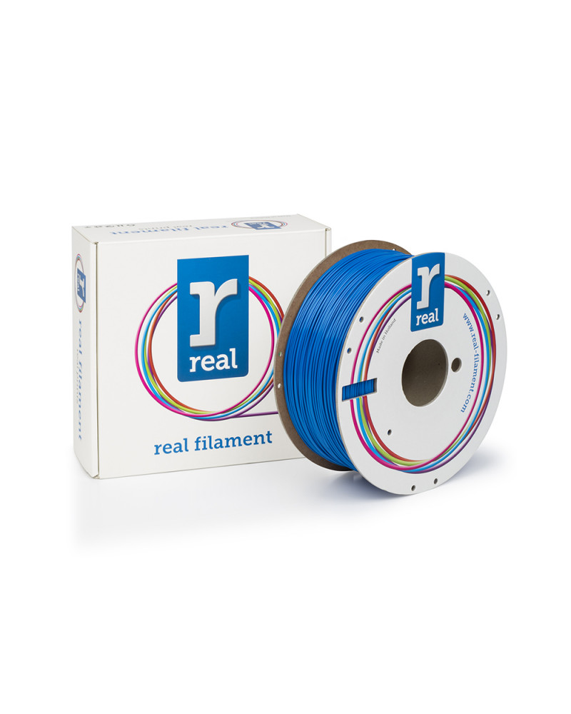 REAL PETG 3D Printer Filament - Blue - spool of 1Kg - 1.75mm (REFPETGSBLUE1000MM175)