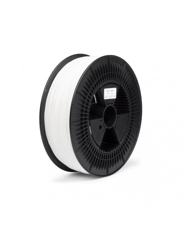 REAL PETG 3D Printer Filament - White - spool of 5Kg - 1.75mm (REFPETGSWHITE5000MM175)