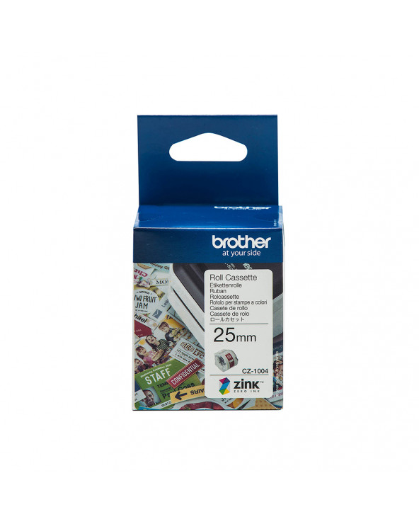 Brother CZ-1004 Label Roll  25mm  (CZ-1004) (BROCZ1004)