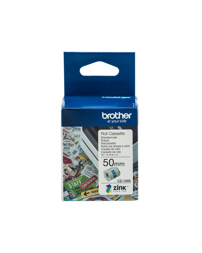 Brother CZ-1005 Label Roll White  50mm  (CZ-1005) (BROCZ1005)