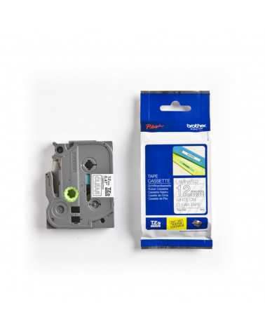 Brother P-touch Laminated White on Transparent 8m x 12mm (TZE135) (BROTZE135)