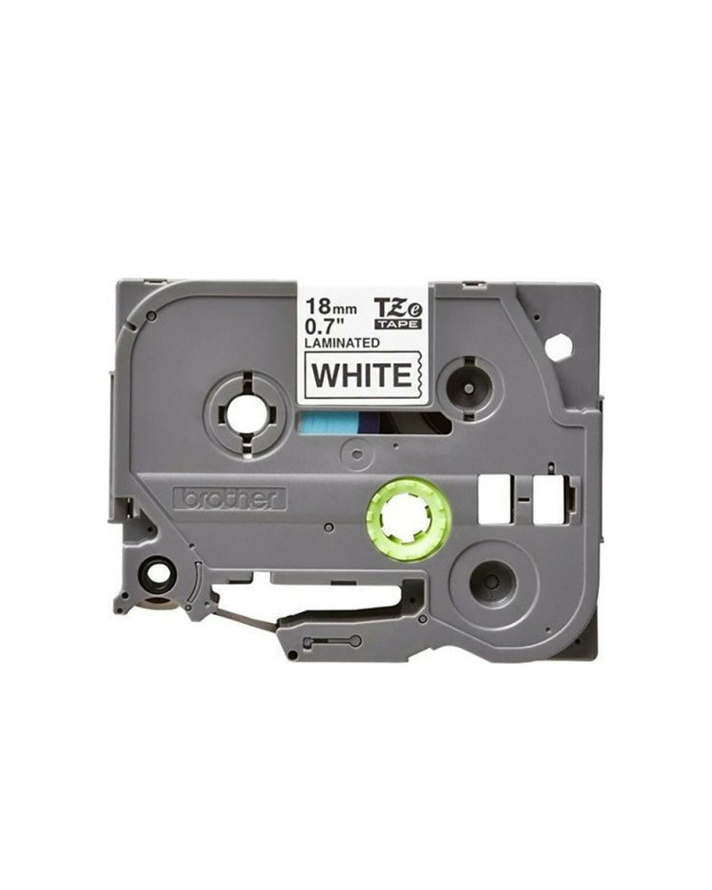 Brother P-Touch Laminated Black on White 8m x 18mm (TZE241CIV) (BROTZE241CIV)