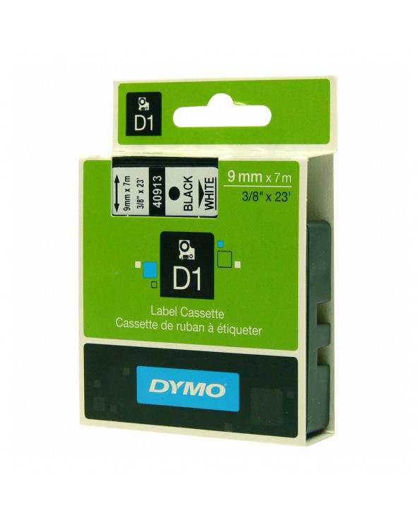 Ταινία Ετικετογράφου DYMO Standard 40910 9 mm x 7 m (Μαύρα Γράμματα σε Διάφανο Φόντο) (DYMO40910)