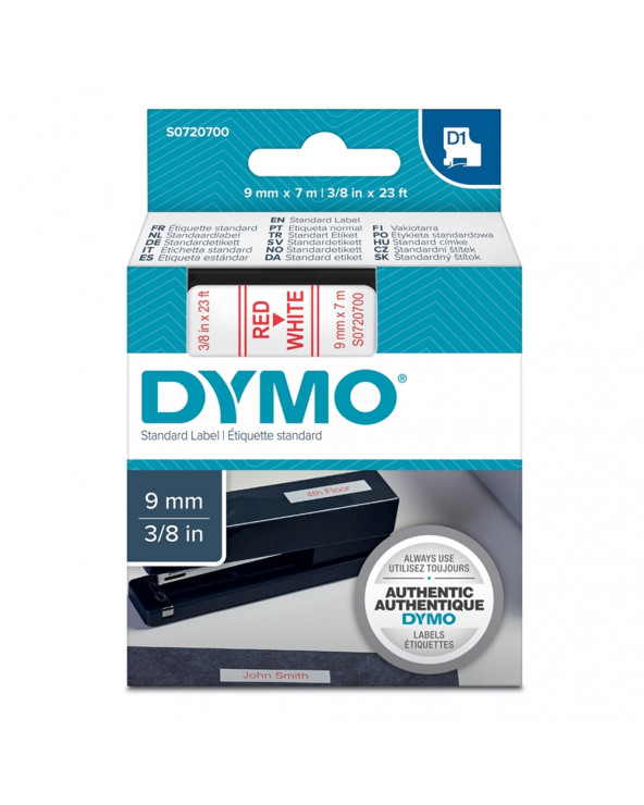 Ταινία Ετικετογράφου DYMO Standard 40914 6 mm x 7 m (Κόκκινα Γράμματα σε Λευκό Φόντο) (S0720700) (DYMO40915)