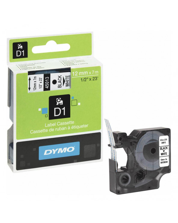 Ταινία Ετικετογράφου DYMO D1 45013 12mmx7m Black on White (DYMO45013)