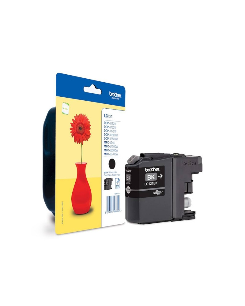 Brother Μελάνι Inkjet LC-121BK Black (LC-121BK) (BRO-LC-121BK)