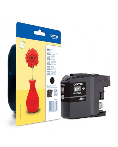 Brother Μελάνι Inkjet LC-121BK Black (LC-121BK) (BRO-LC-121BK)