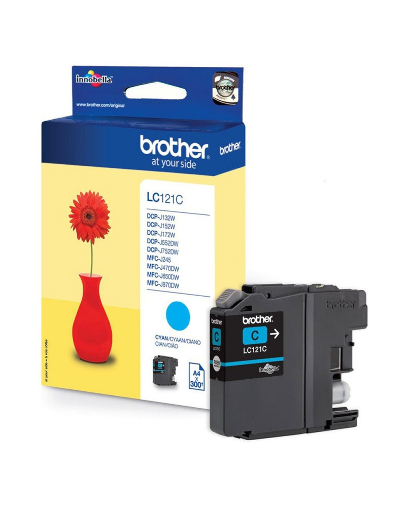 Brother Μελάνι Inkjet LC-121C Cyan (LC-121C) (BRO-LC-121C)