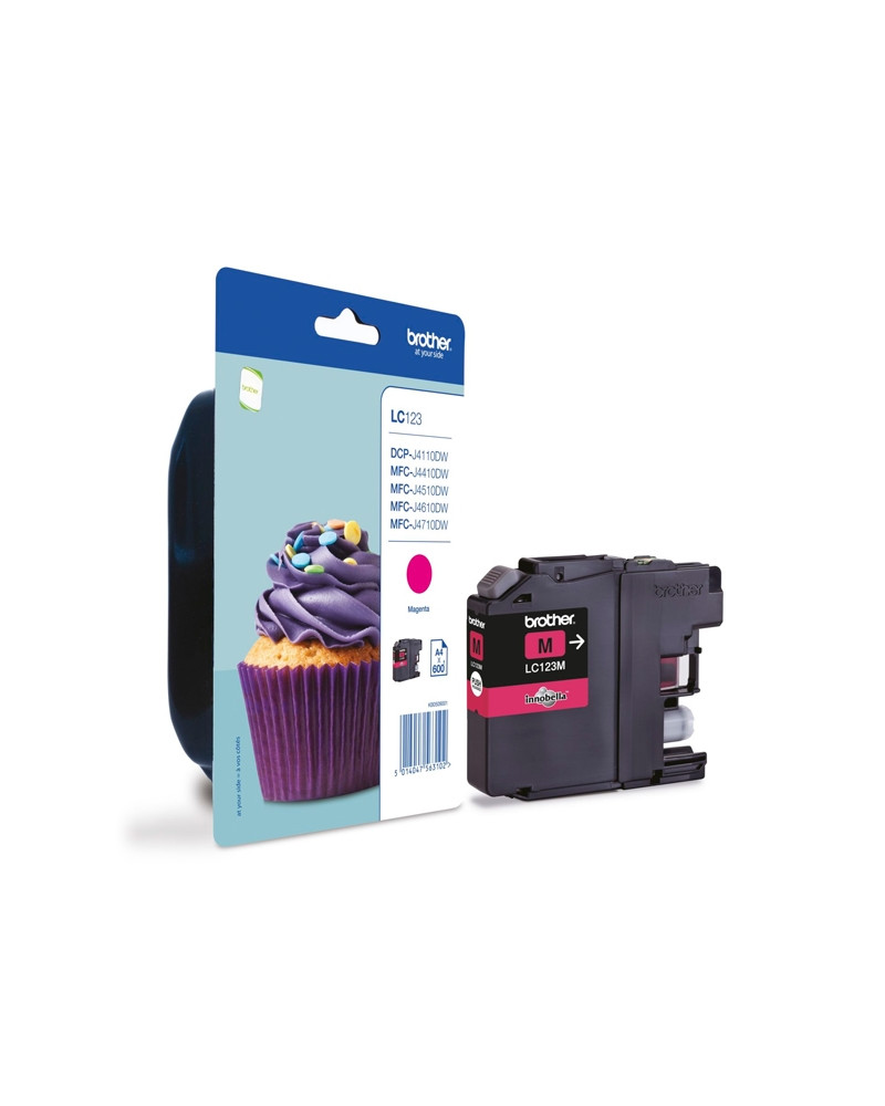 Brother Μελάνι Inkjet LC-123M Magenta (LC-123M) (BRO-LC-123M)