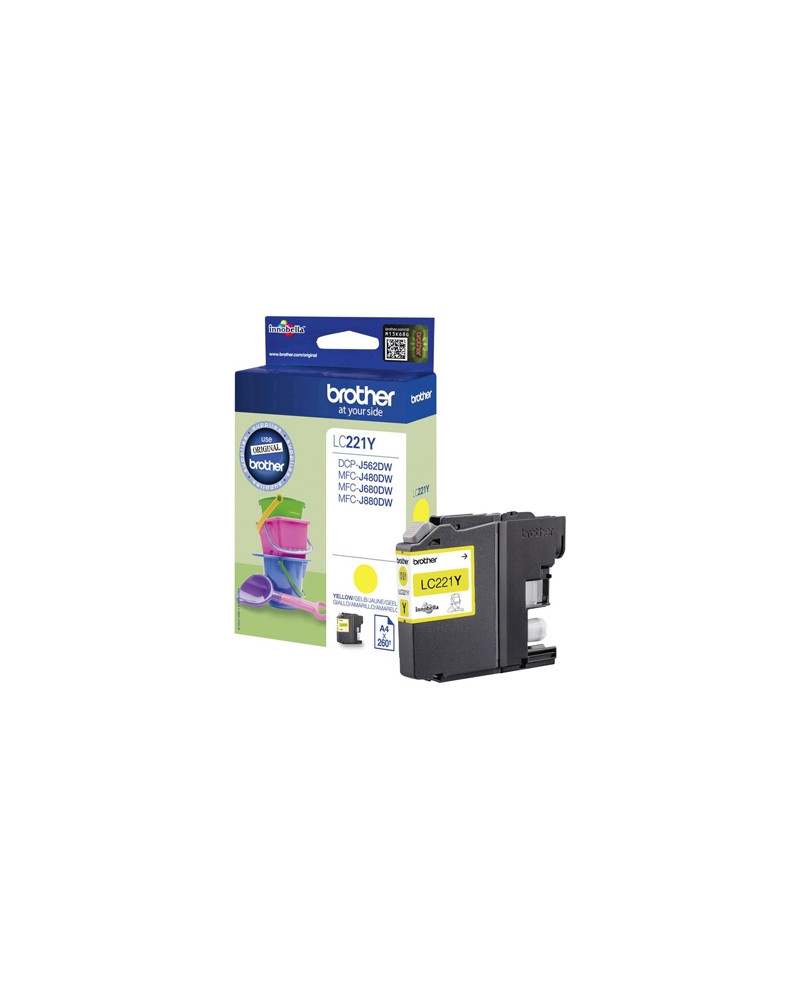 Brother Μελάνι Inkjet LC-221 Yellow (LC-221Y) (BRO-LC-221Y)