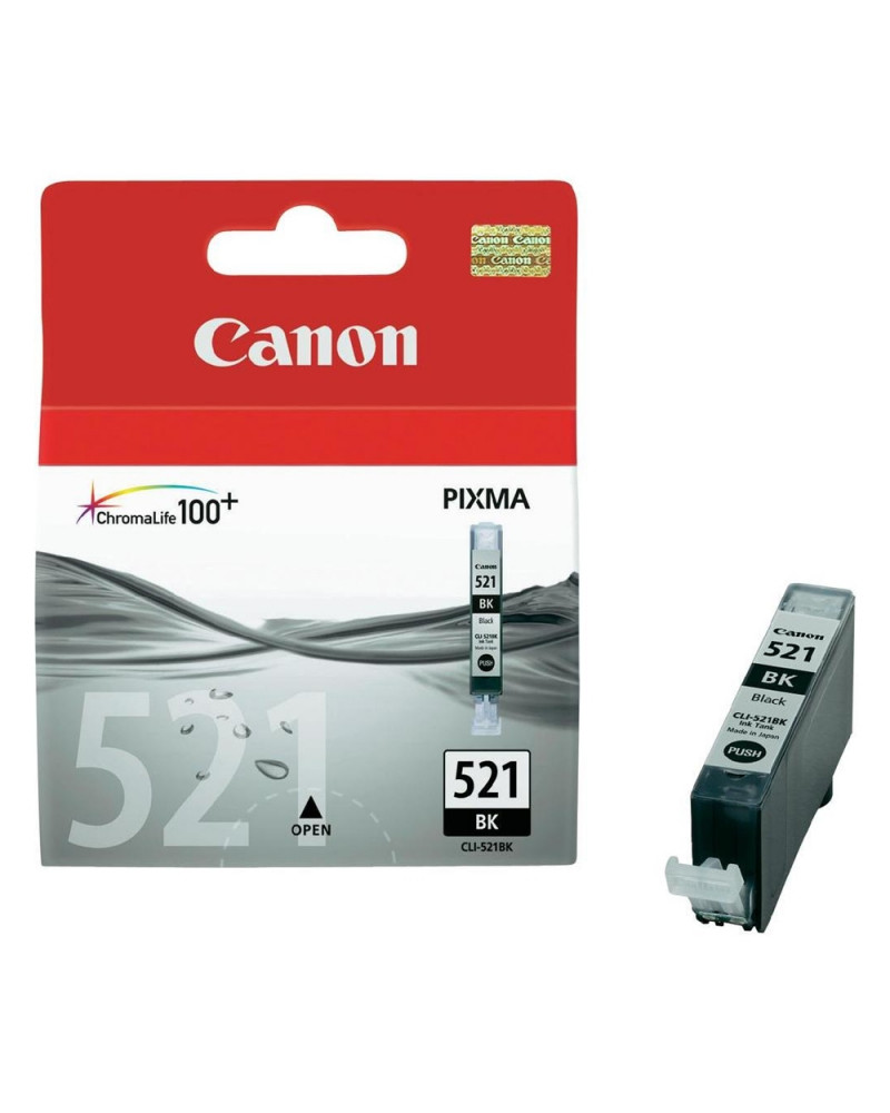 Canon Μελάνι Inkjet CLI-521BK Black (2933B001) (CANCLI-521BK)