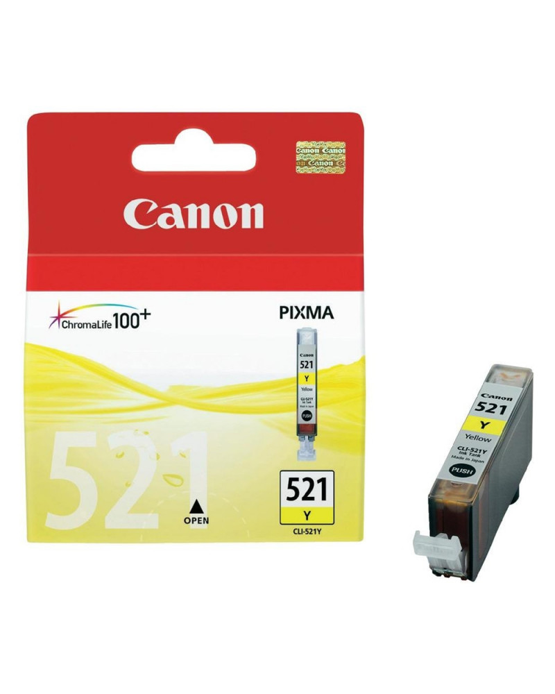 Canon Μελάνι Inkjet CLI-521Y Yellow (2936B001) (CANCLI-521Y)