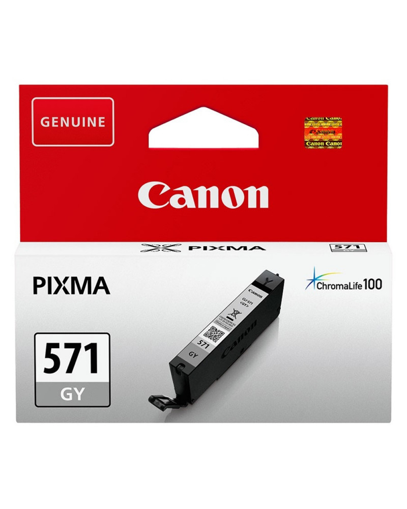 Canon Μελάνι Inkjet CLI-571GY Grey  (0389C001) (CANCLI-571GY)