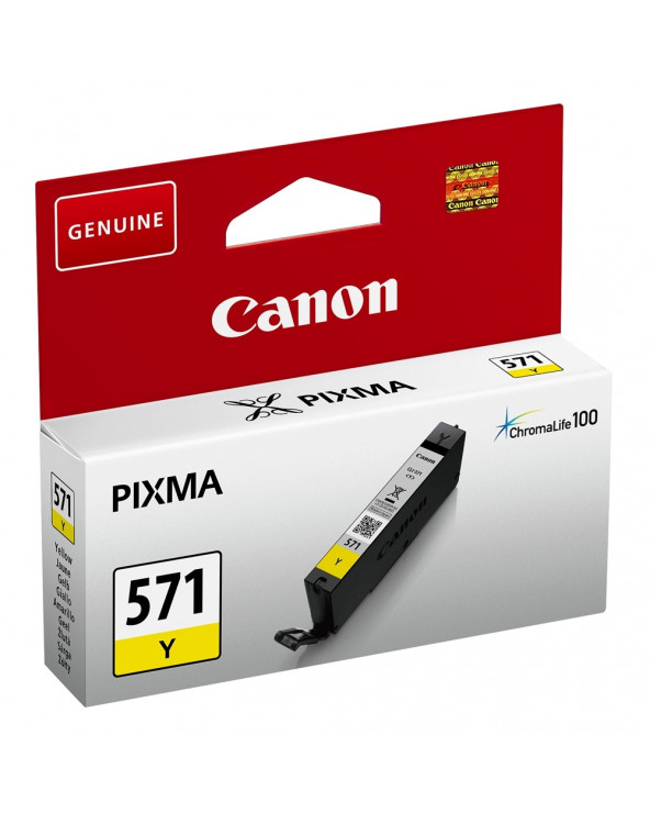 Canon Μελάνι Inkjet CLI-571Y Yellow  (0388C001) (CANCLI-571Y)