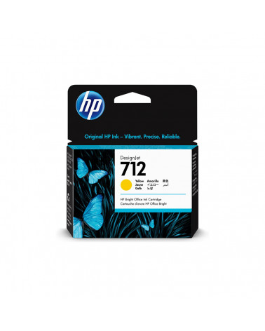 HP Μελάνι Inkjet No.712 Yellow (3ED69A) (HP3ED69A)