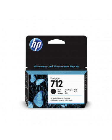 HP Μελάνι Inkjet No.712 Black (3ED70A) (HP3ED70A)