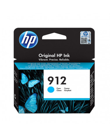 HP Μελάνι Inkjet No.912 Cyan (3YL77AE) (HP3YL77AE)