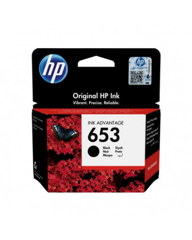 HP Μελάνι Inkjet No.653 Black (3YM75AE) (HP3YM75AE)