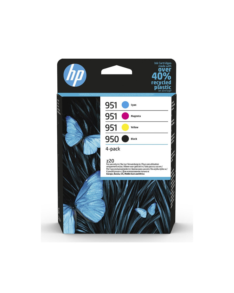 HP Μελάνι Inkjet 950/951 4-Pack Black/CMY (6ZC65AE) (HP6ZC65AE)