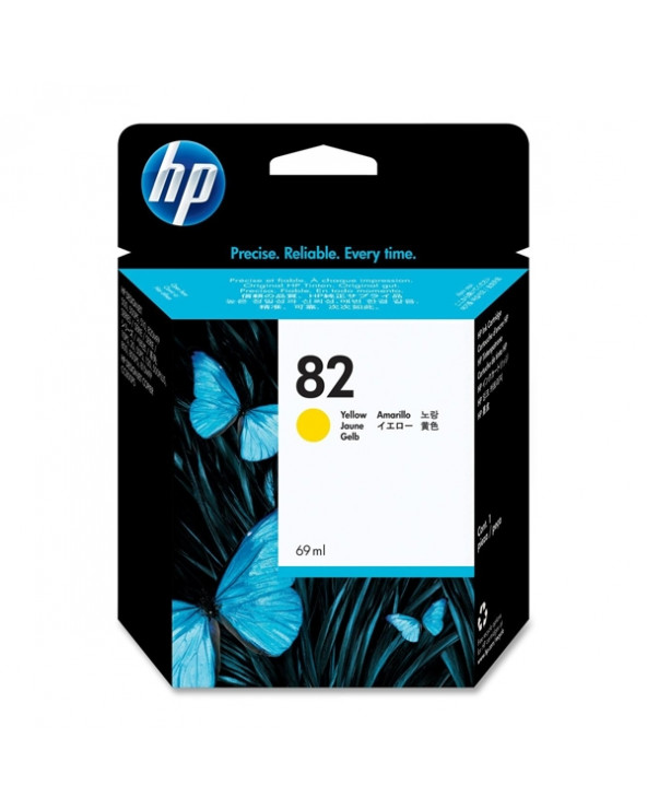 HP Μελάνι Inkjet No.82 HC Yellow 69ml (C4913A) (HPC4913A)
