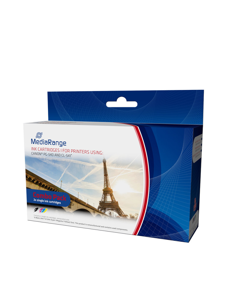 Inkjet MEDIARANGE Συμβατό για Εκτυπωτές Canon (Multipack) (PG-540/CL-541) (MRCP540C541)