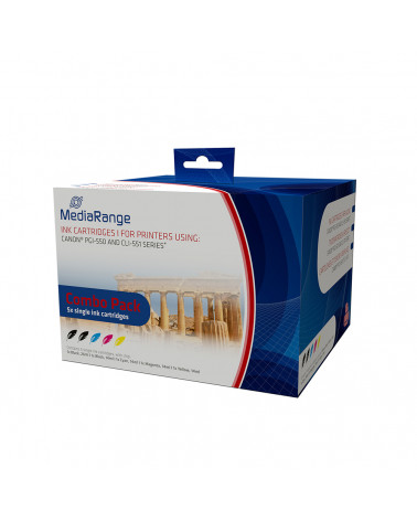 Inkjet MEDIARANGE Συμβατό για Εκτυπωτές Canon (Multipack) (PGI-550, CLI-551) (MRCP550C551)